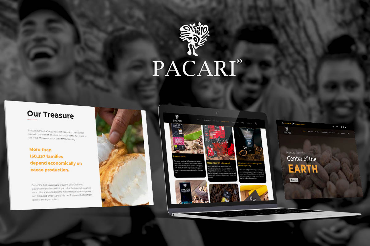Pacari Middle East - Website Development